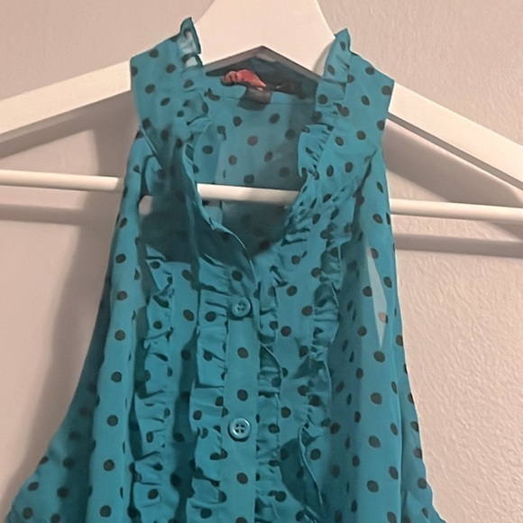 Forever 21 sleeves see thru blouse size S 282 - Picture 2 of 5